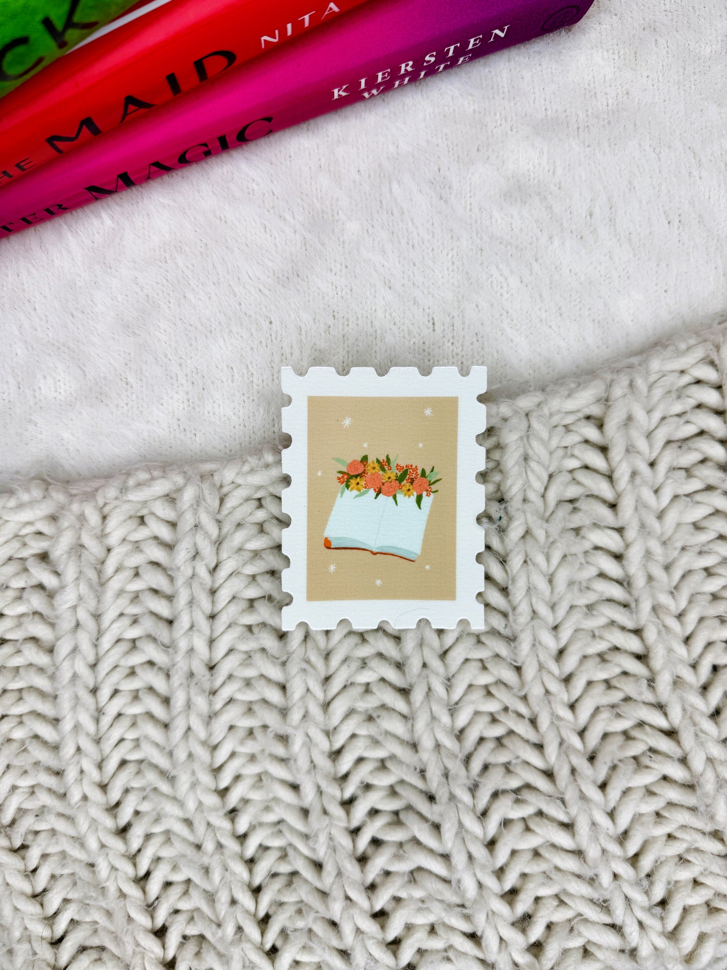 Book Stamp Sticker