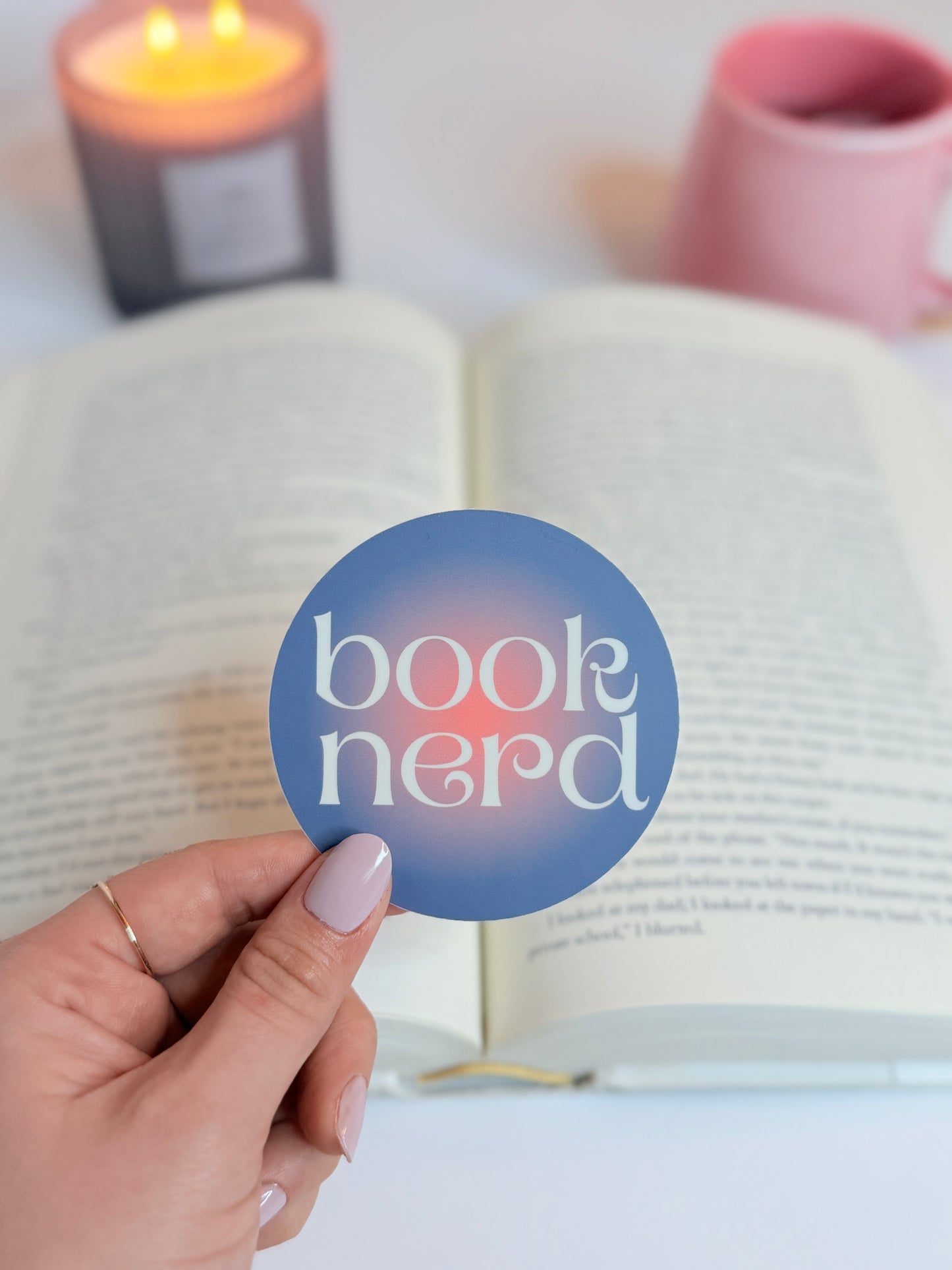 Book Nerd Sticker