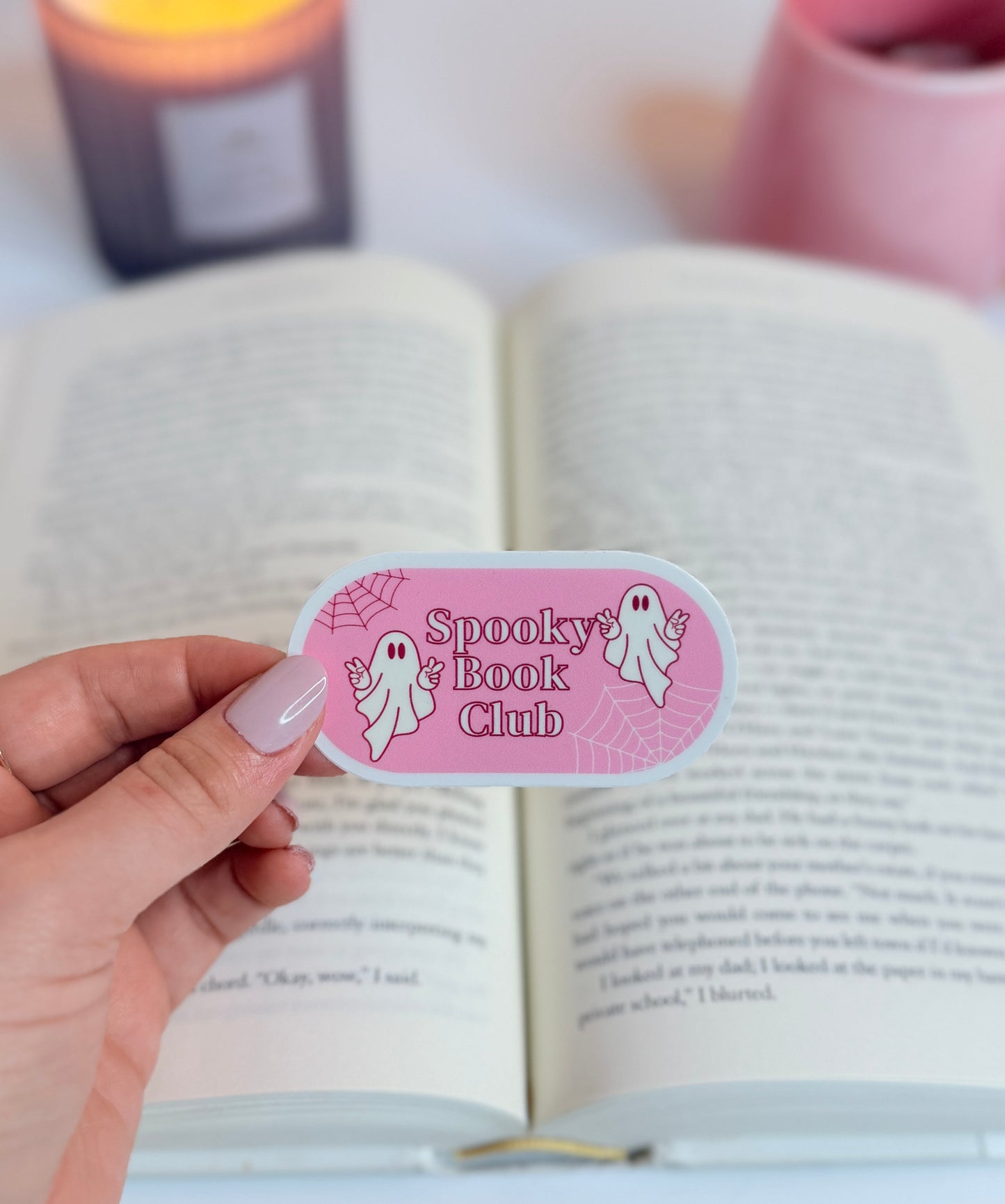 Spooky Book Club Pink Version