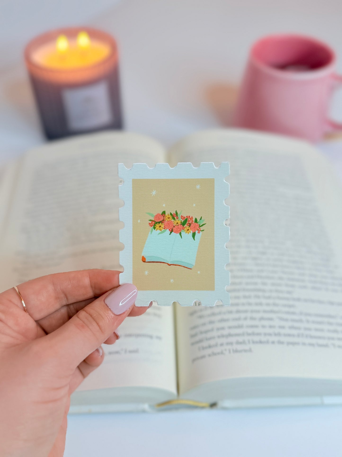 Book Stamp Sticker