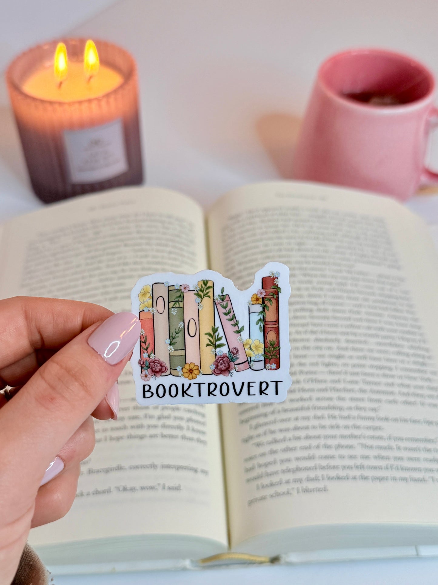 Booktrovert Sticker