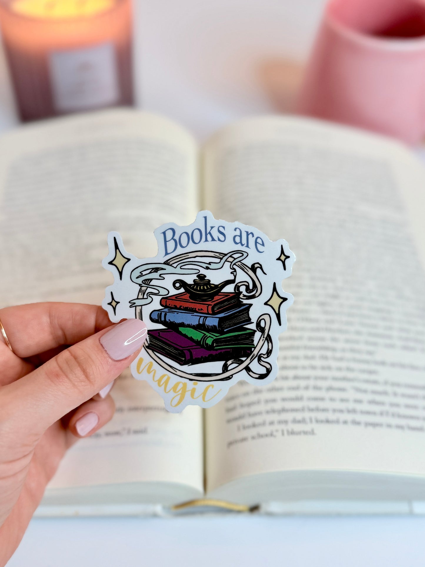 Books Are Magic Sticker