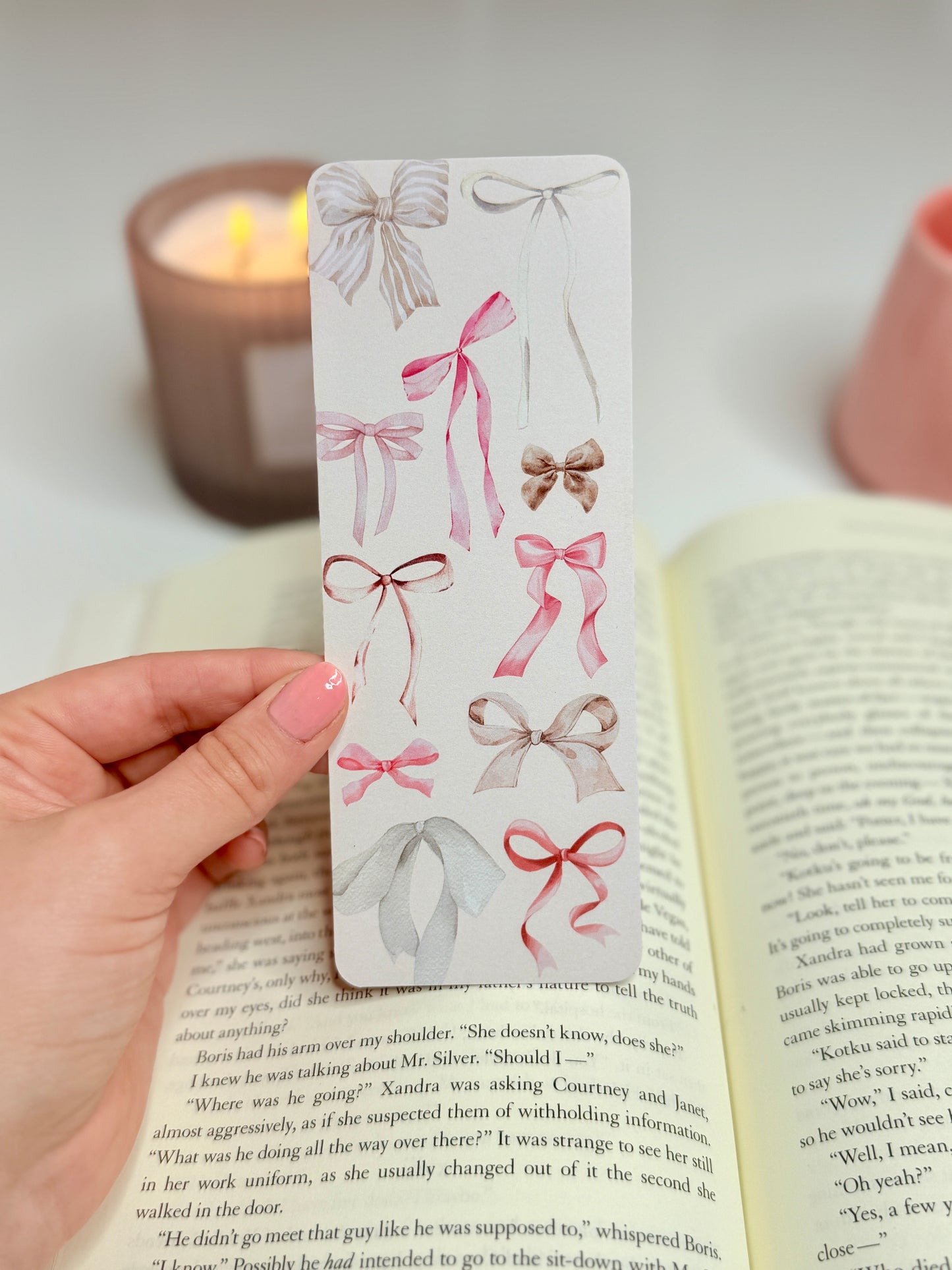 Coquette Bow Bookmarks