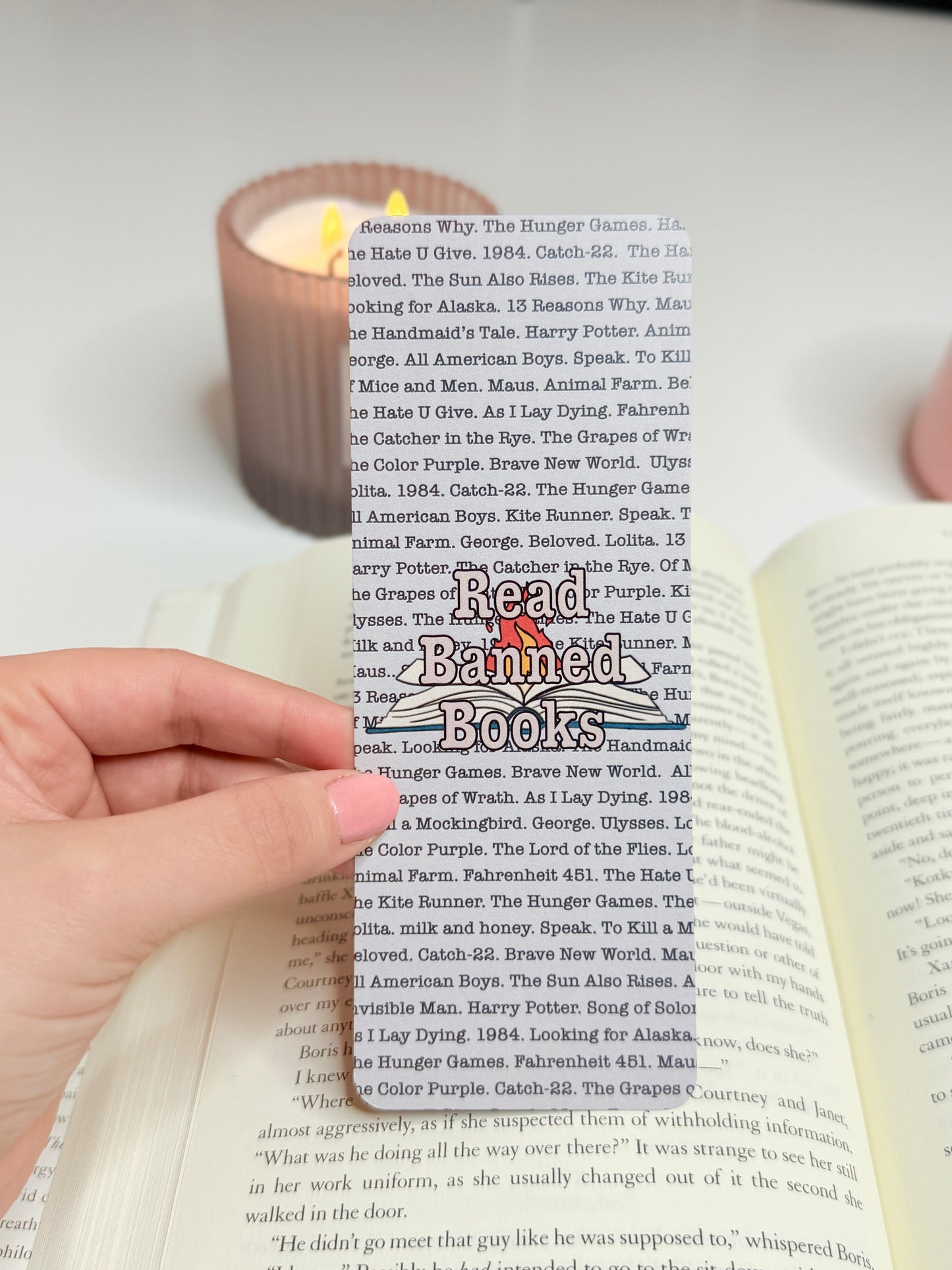 Read Banned Books Fill Bookmark