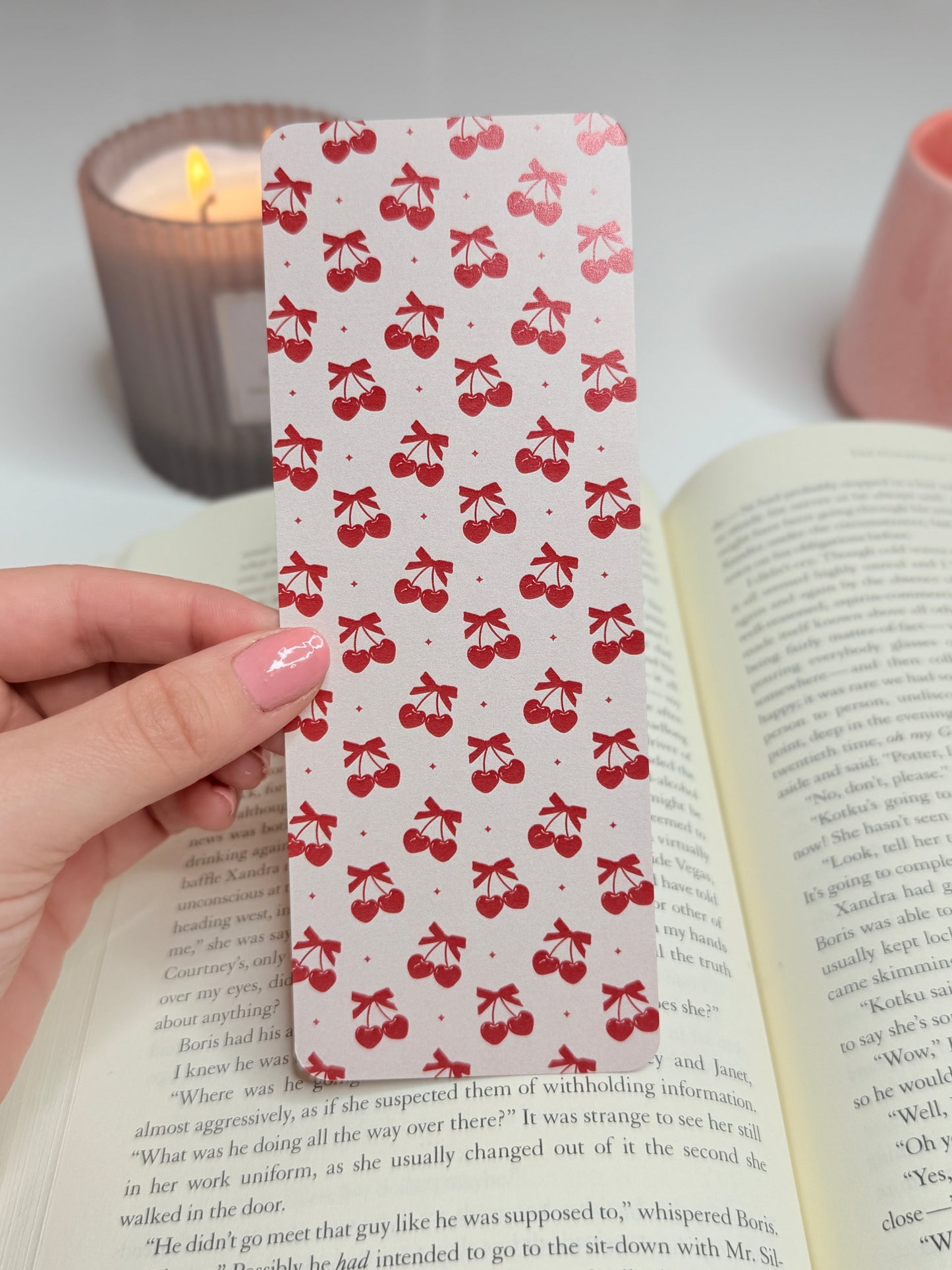 Cherry Bookmark