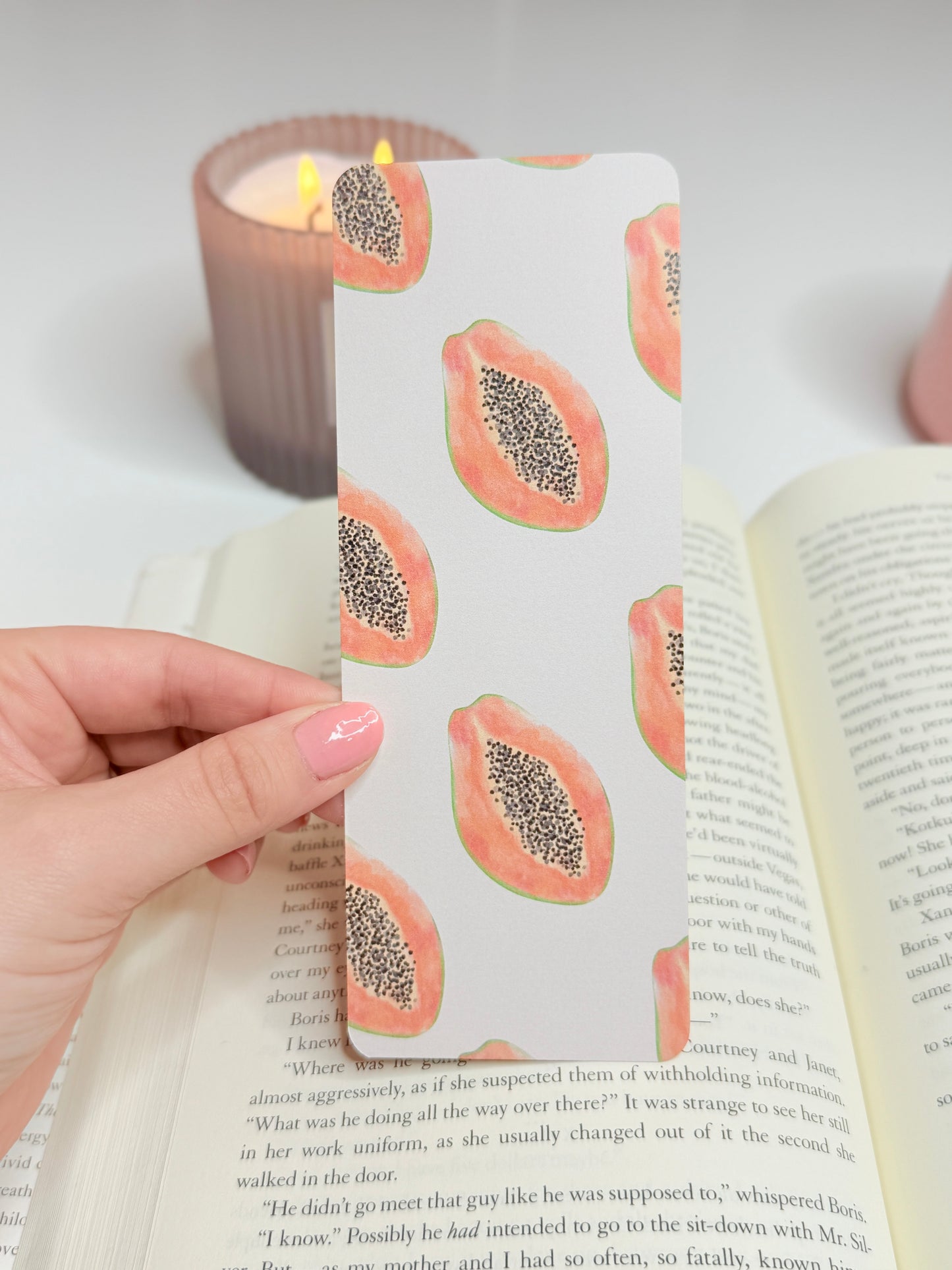 Papaya Bookmark