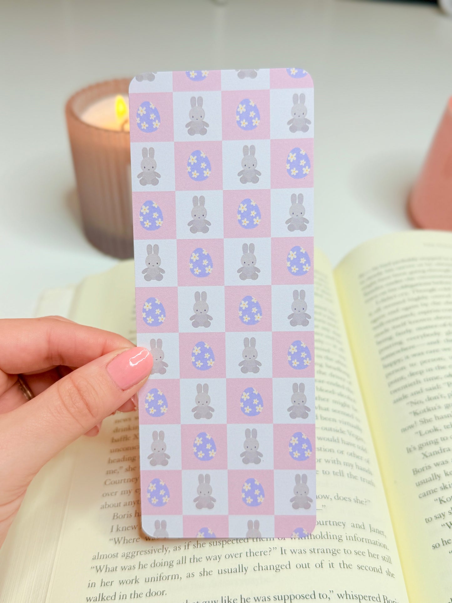 Easter Checker Board Bookmark
