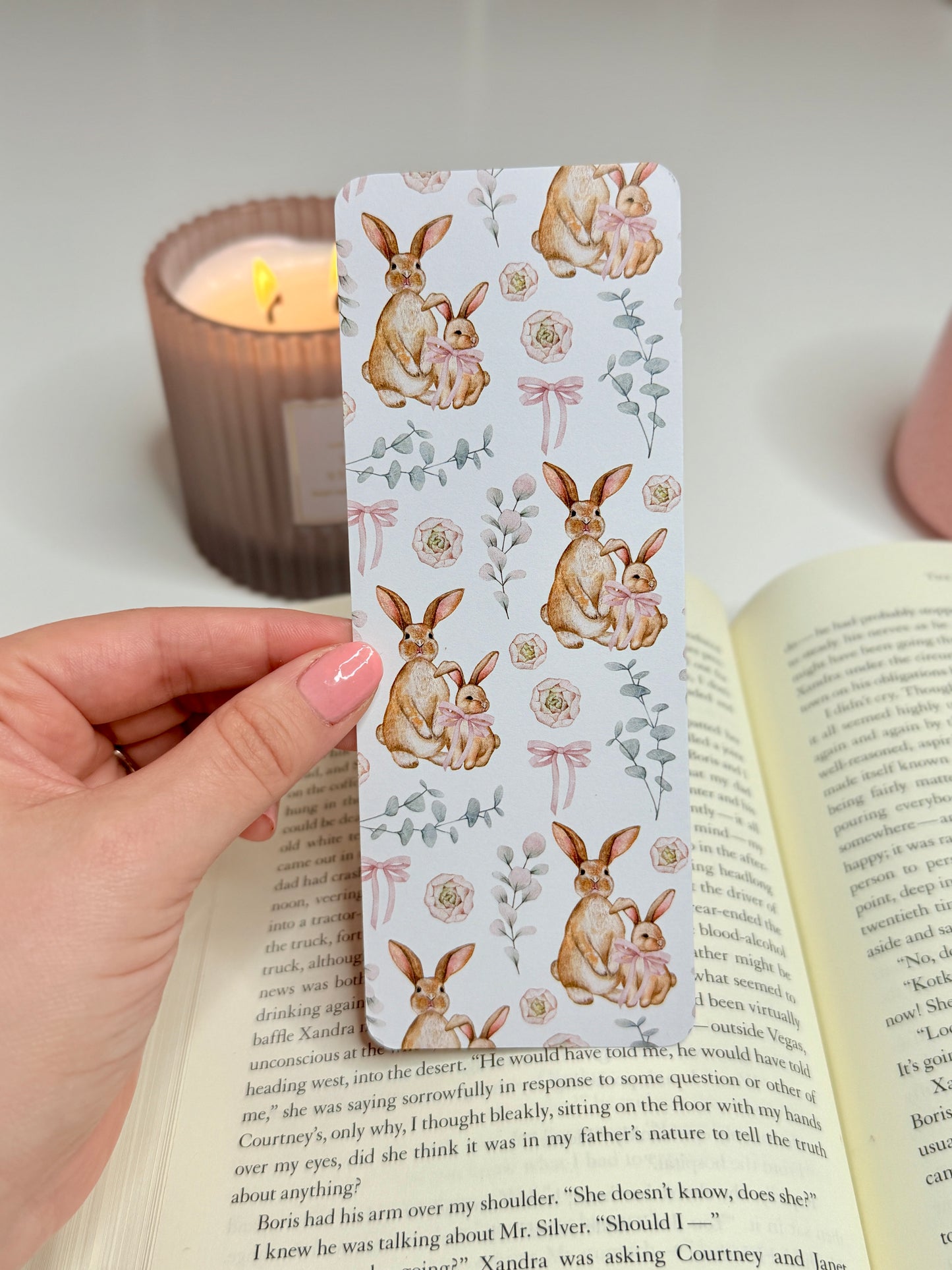 Vintage Bunny Bookmark