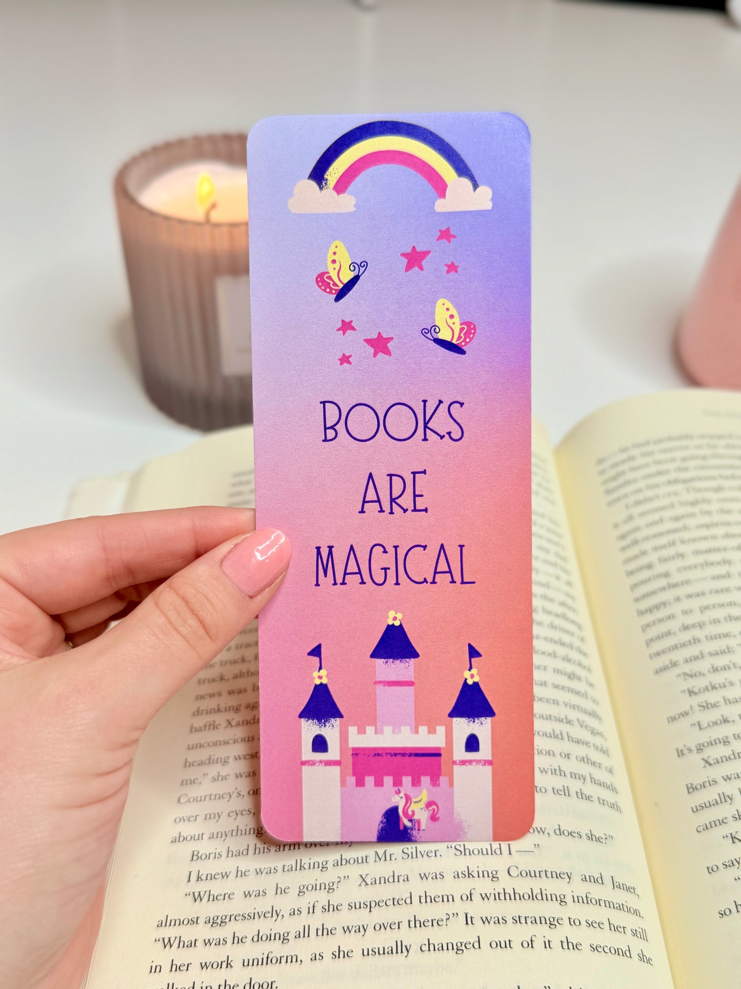 Books are Magical Castle Bookmark