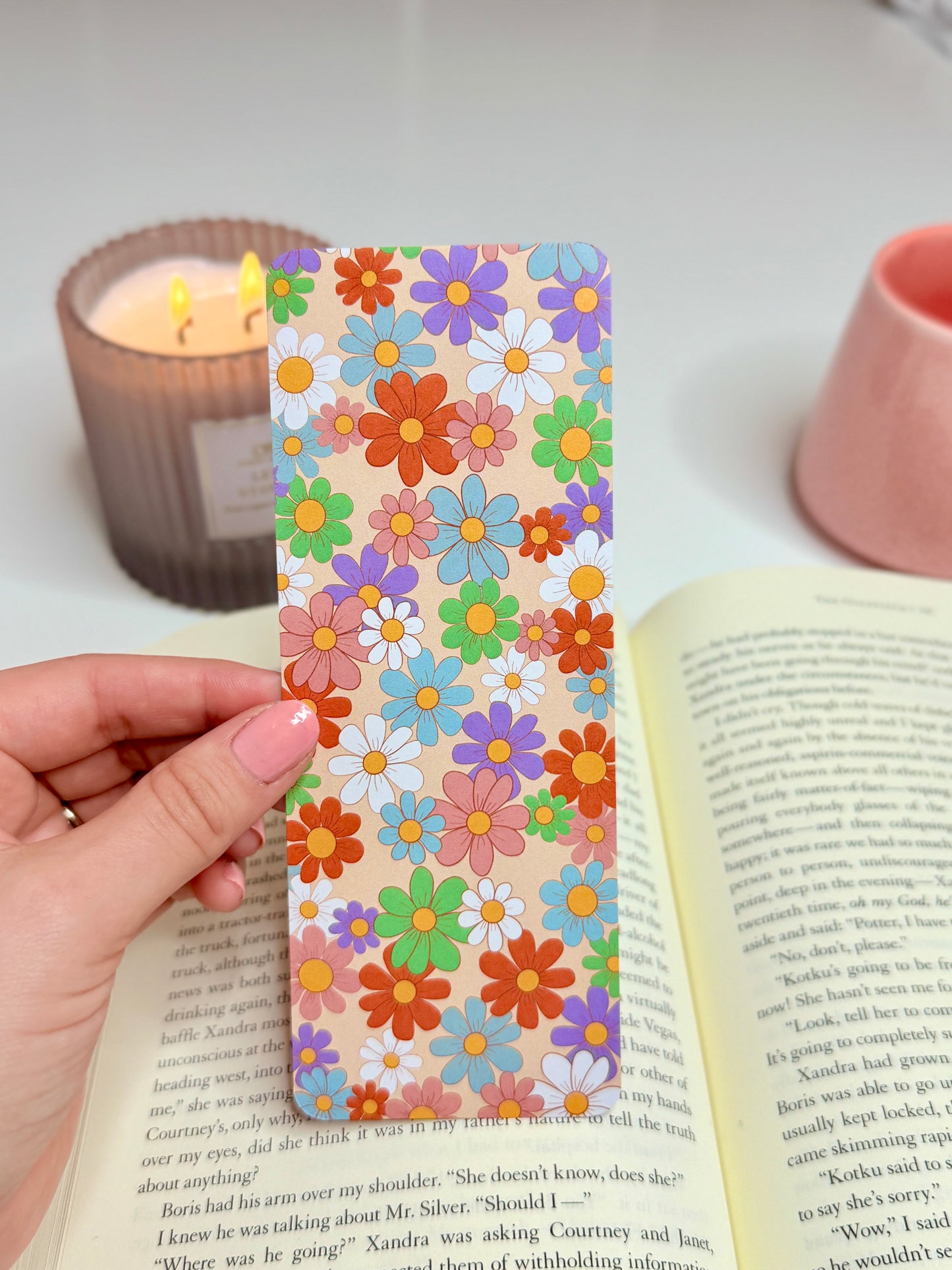 Groovy Flowers Bookmarks