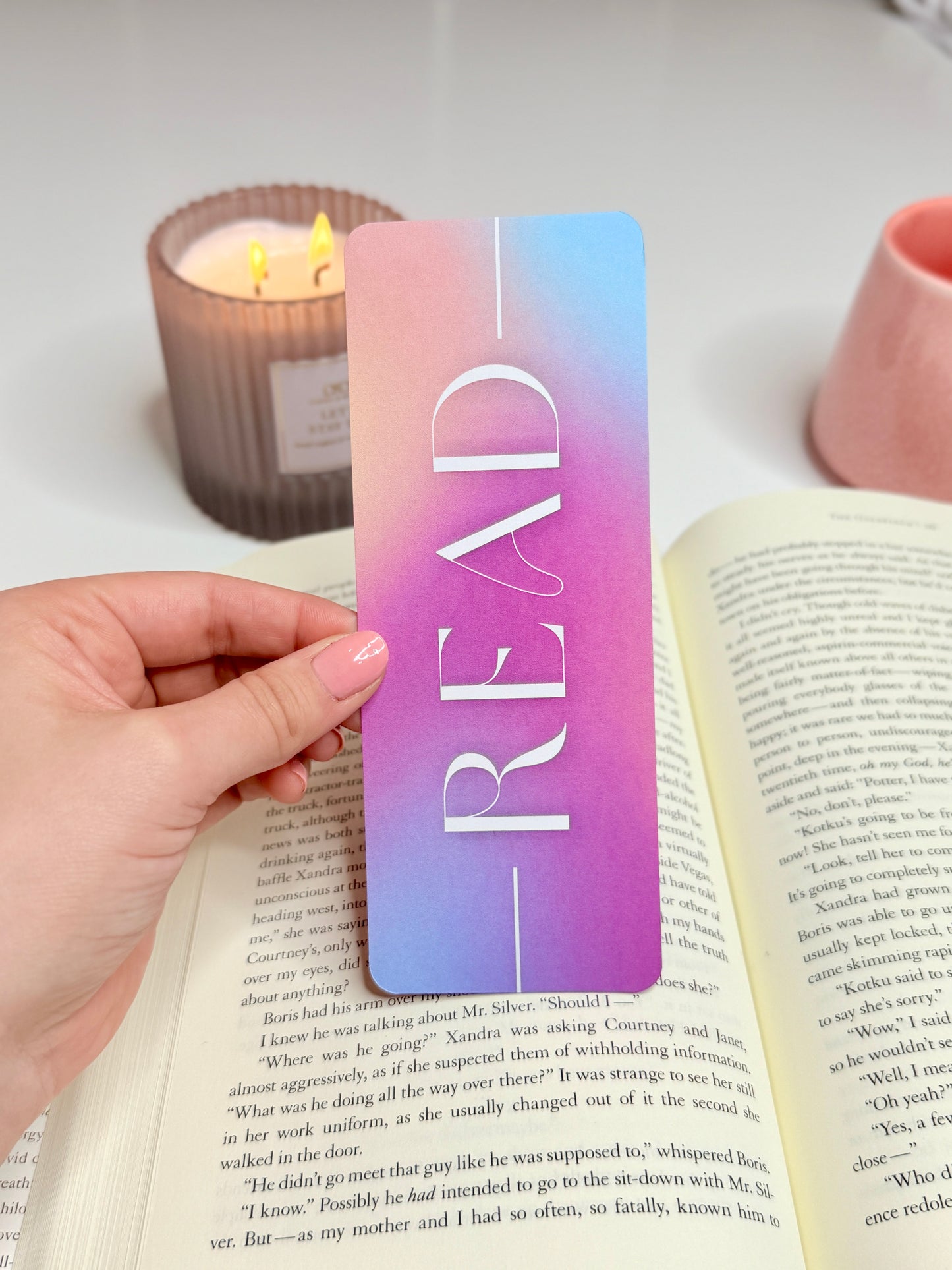 Read Purple Bookmark