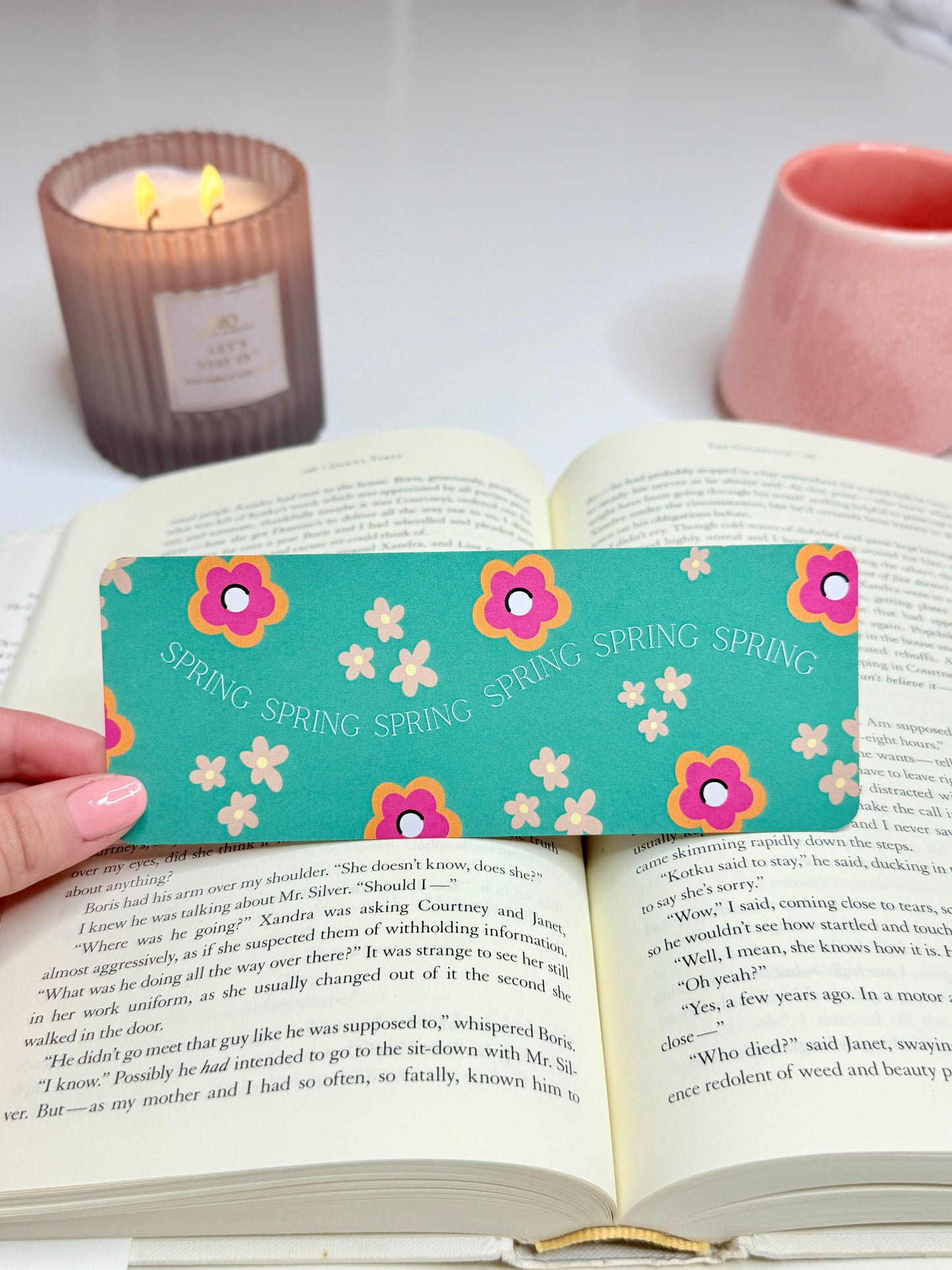 Spring Green Bookmark
