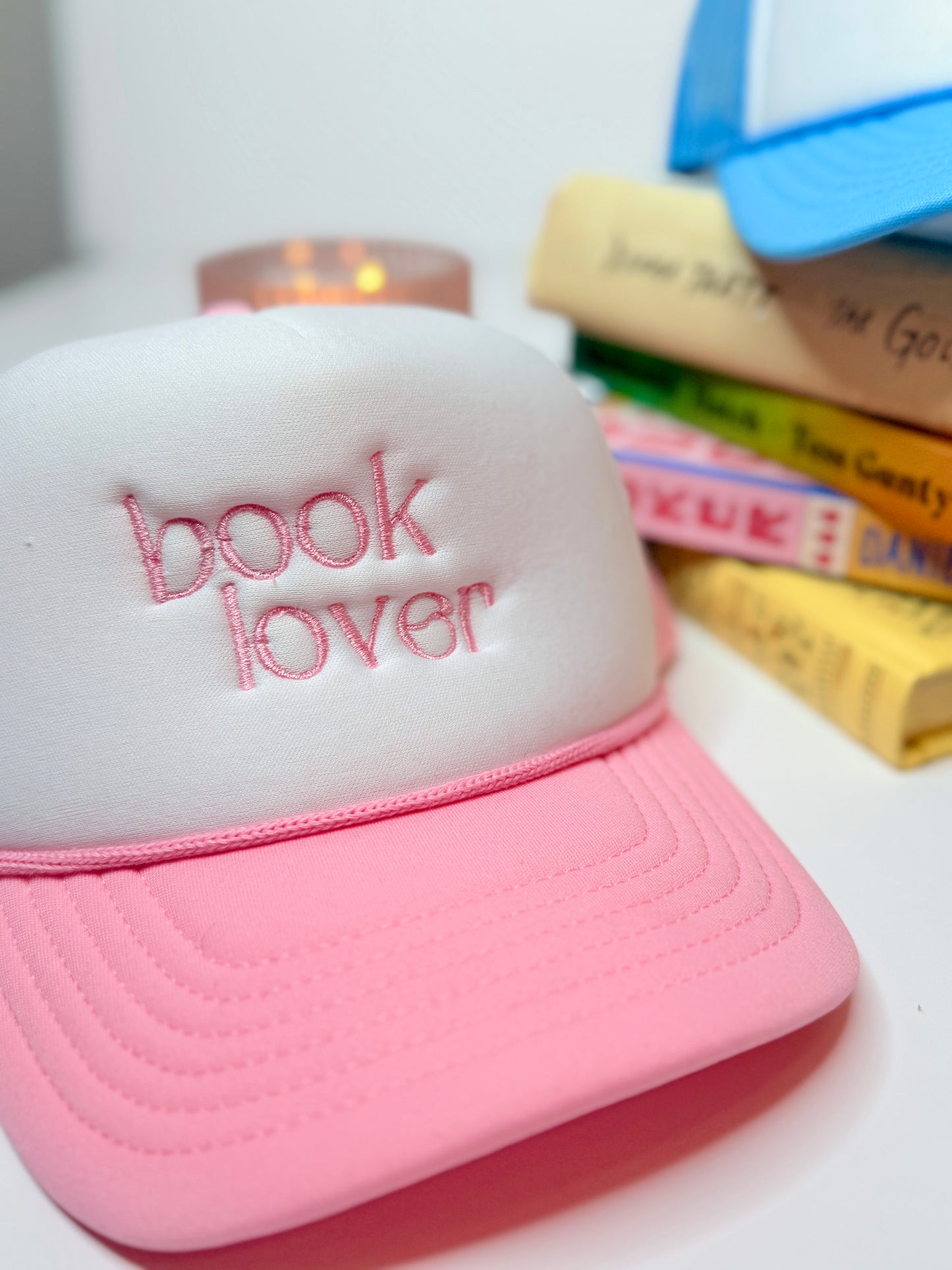 Book Lover Embroidered Trucker Hat
