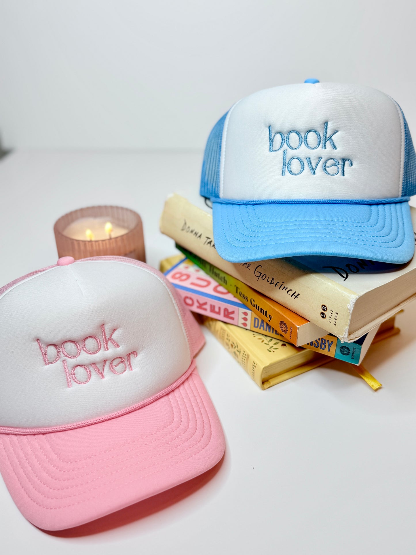 Book Lover Embroidered Trucker Hat