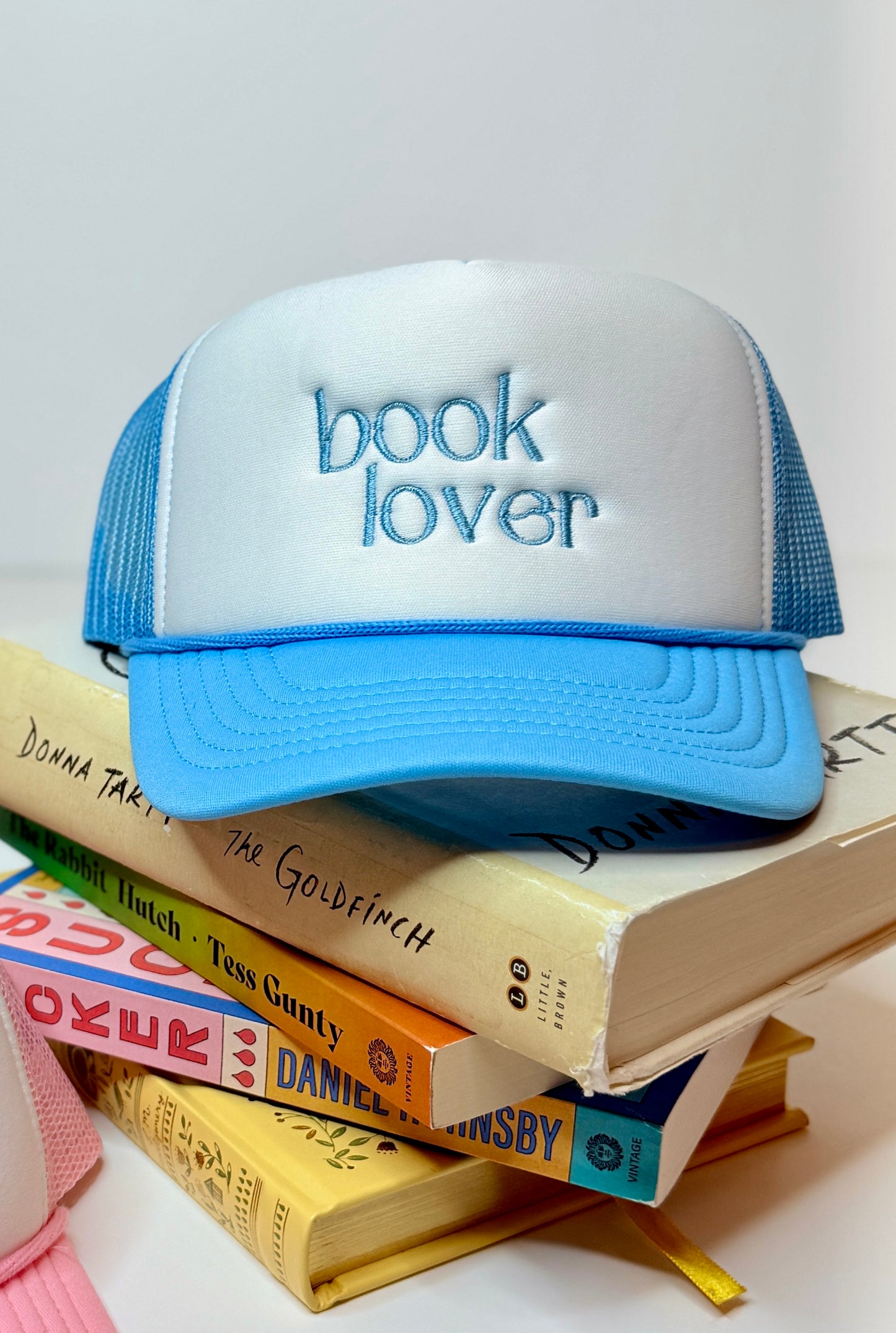 Book Lover Embroidered Trucker Hat