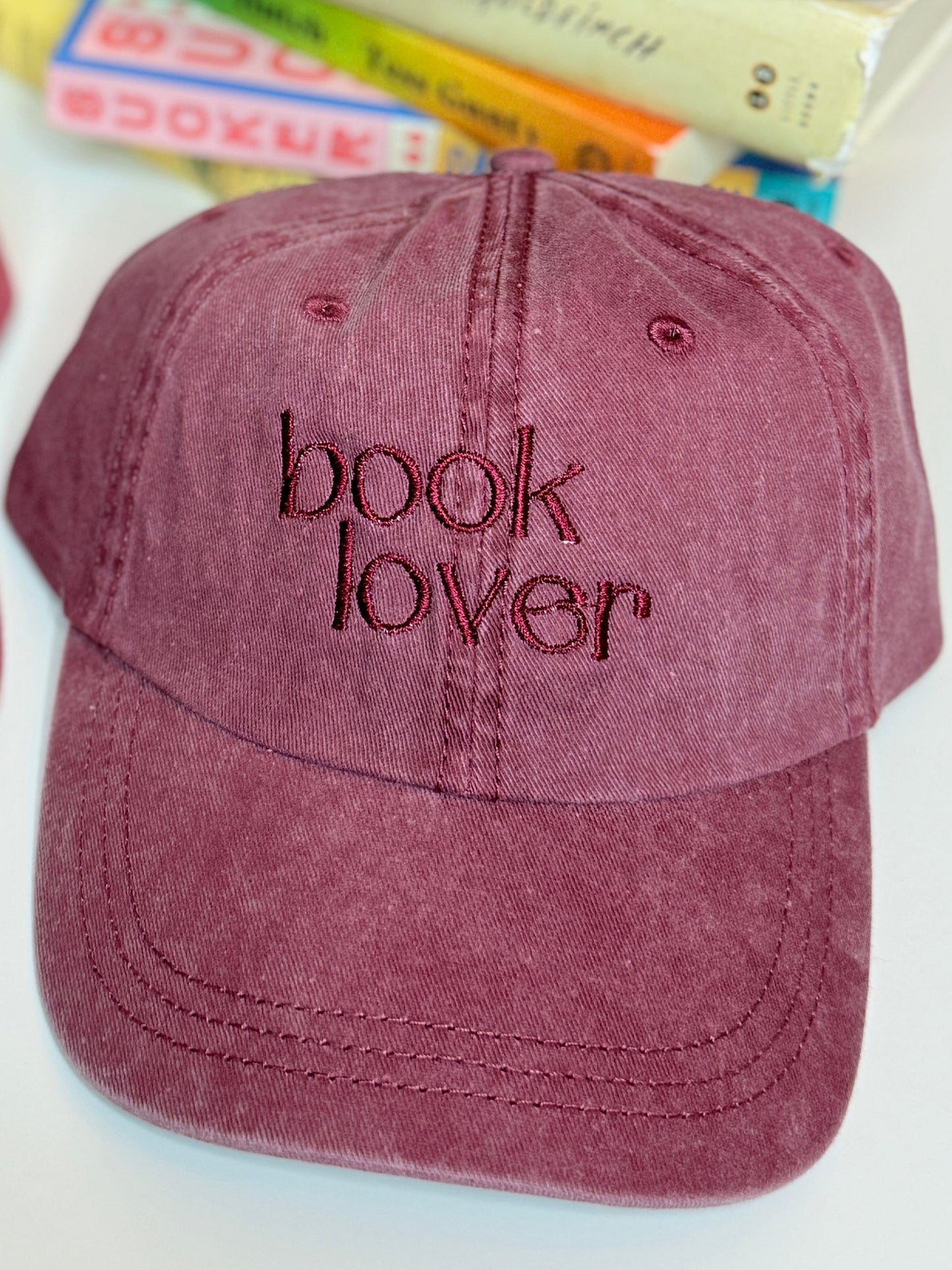 Book Lover Embroidered Hat