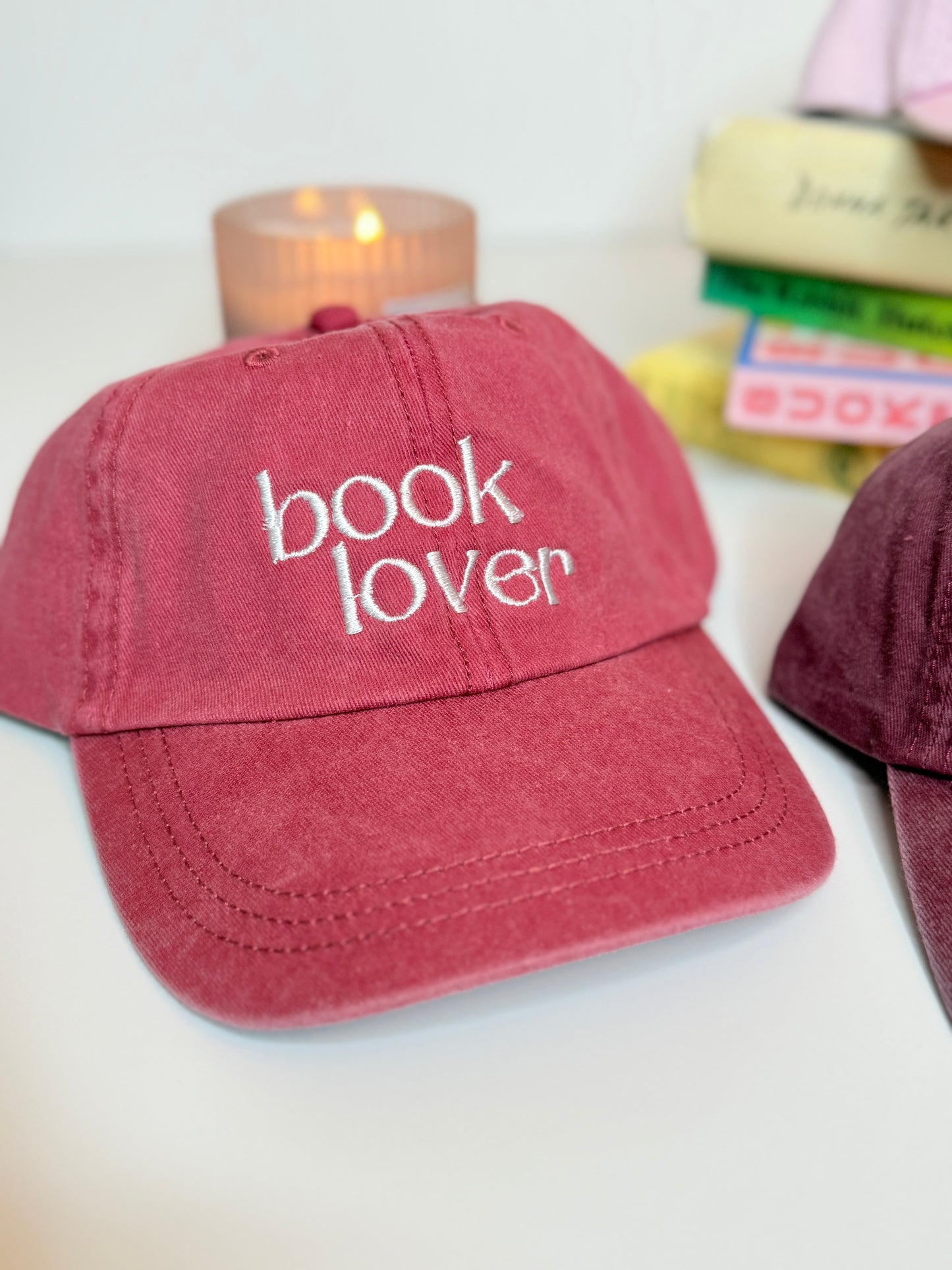 Book Lover Embroidered Hat