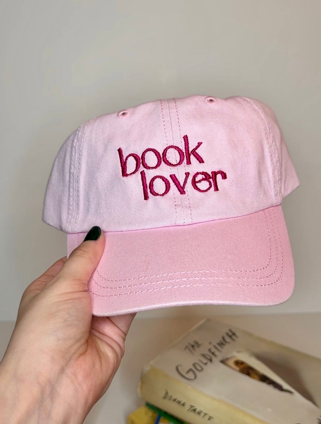 Book Lover Embroidered Hat