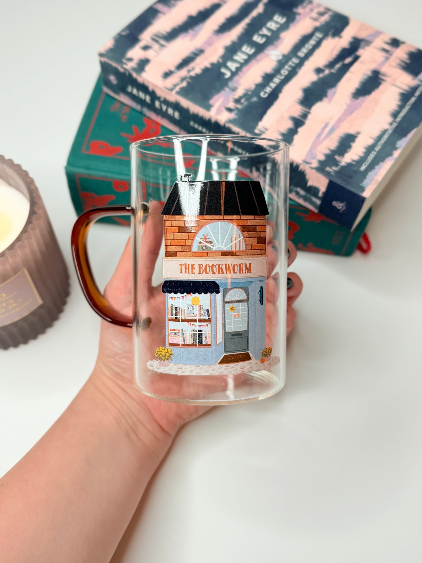 Bookworm Hot Coffee Cup