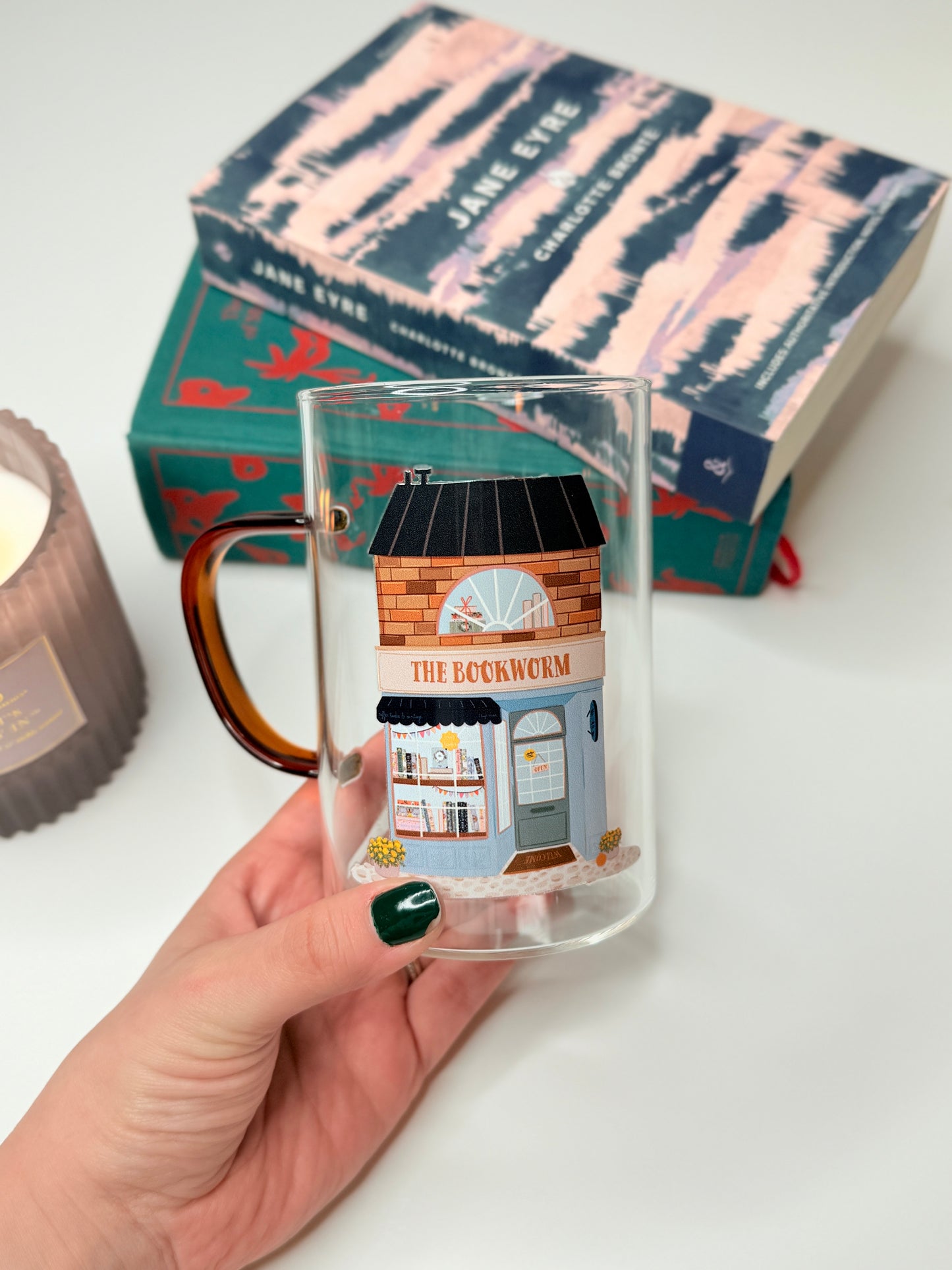 Bookworm Hot Coffee Cup
