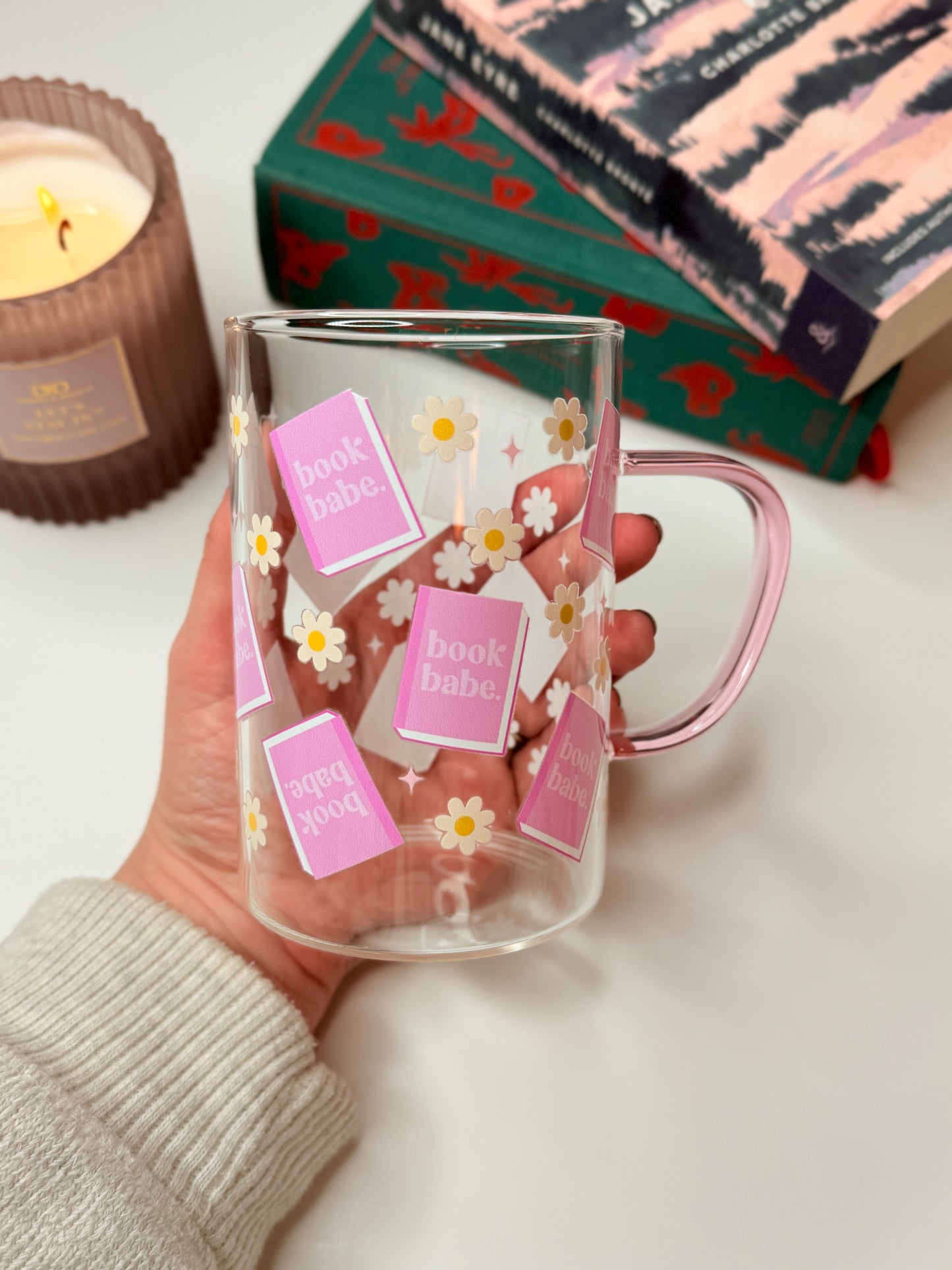 Book Babe Hot Coffee Cup