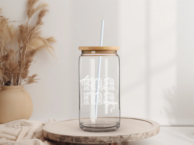 Mama Lace Iced Coffee Cup