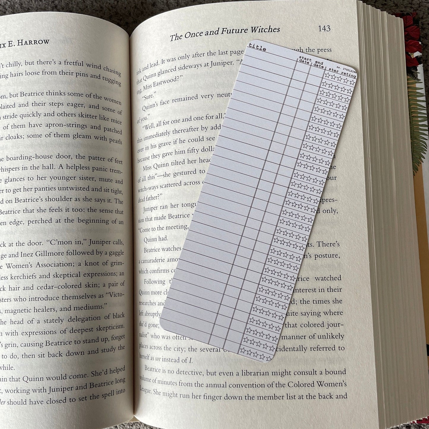 2023 Customizable Library Card Bookmarks