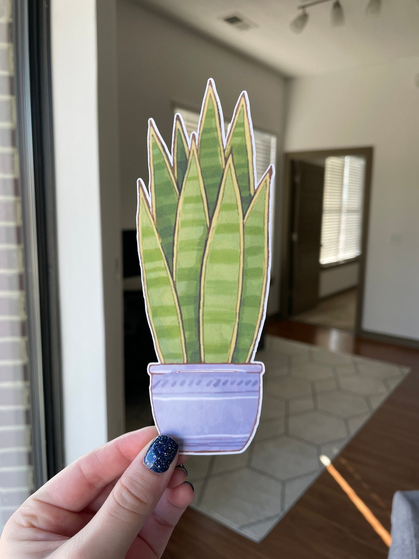Snake Plant Houseplant Bookmarks