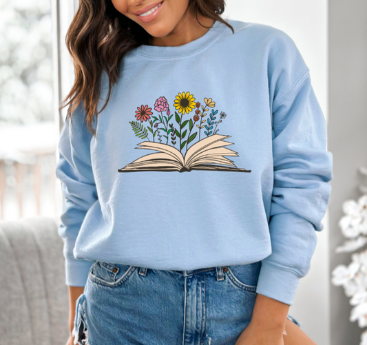 Blooming Book Sweatshirt