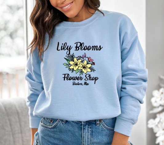 Lily Blooms Flower Shop Sweatshirt