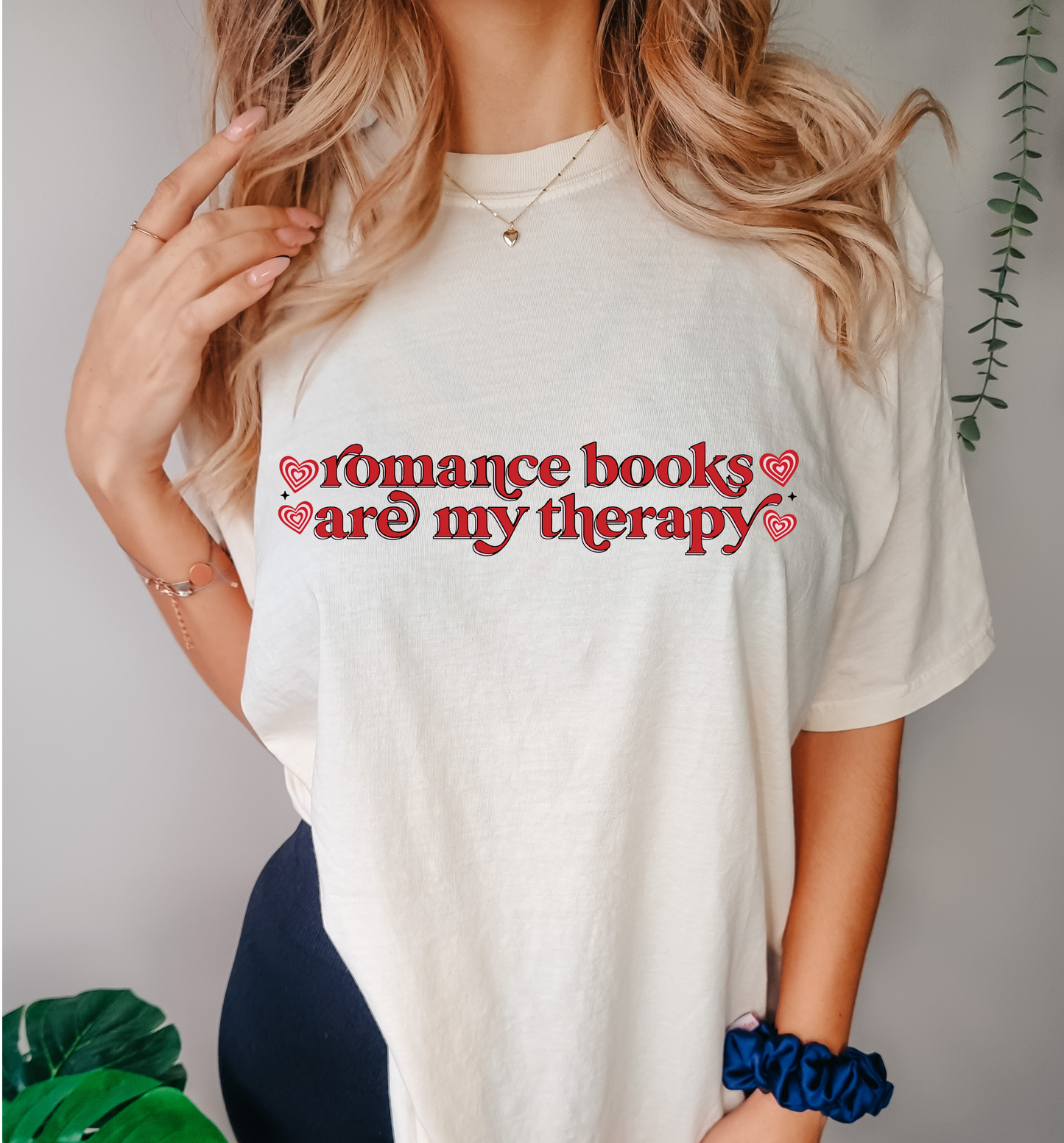 Romance Books Are My Therapy T-Shirt