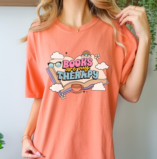 Books are my Therapy T-Shirt