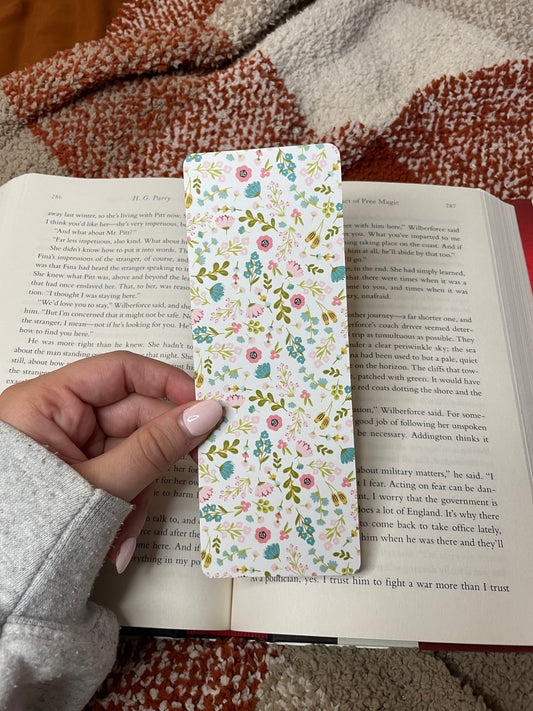 Pastel Floral Bookmark