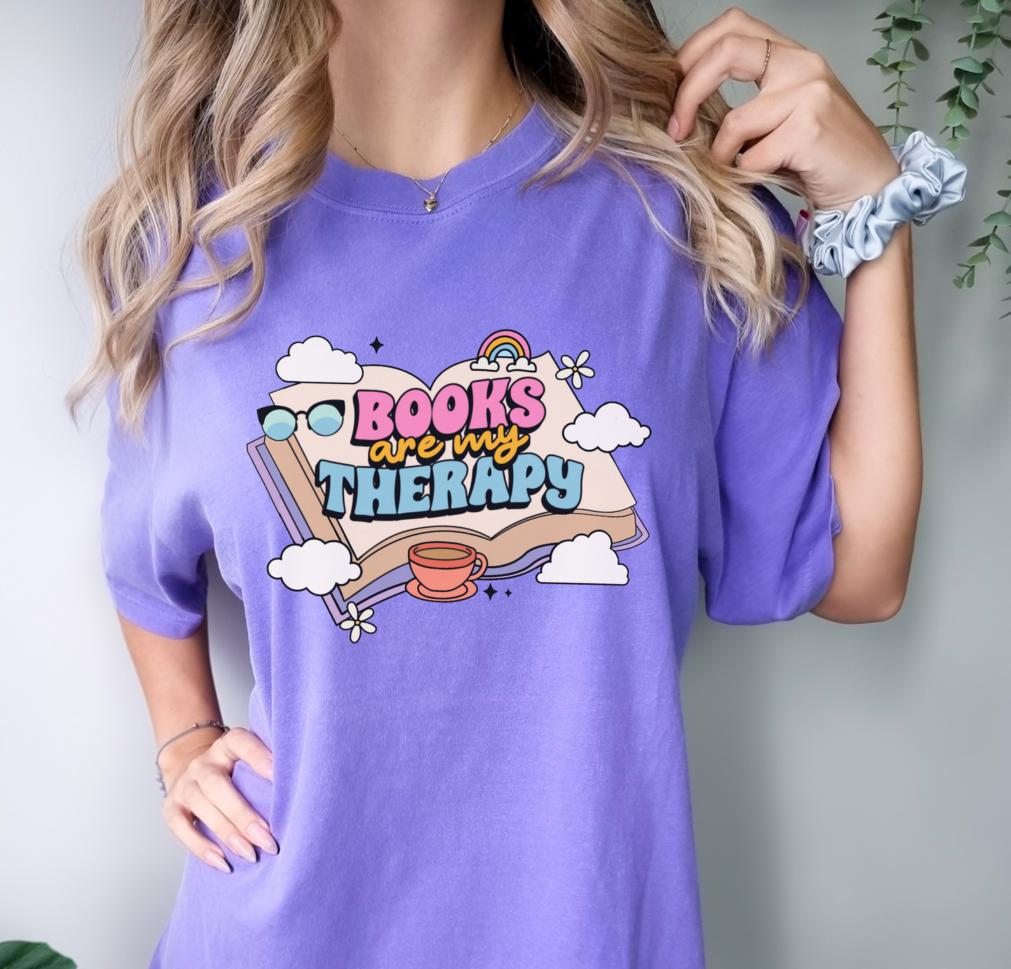 Books are my Therapy T-Shirt