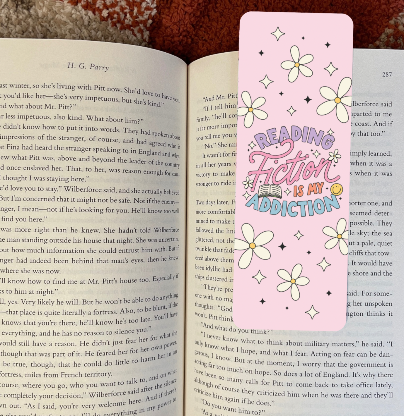 Reading Fiction Bookmark