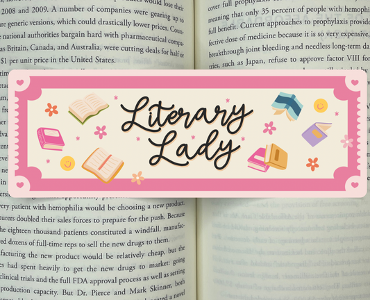 Literary Lady Bookmark