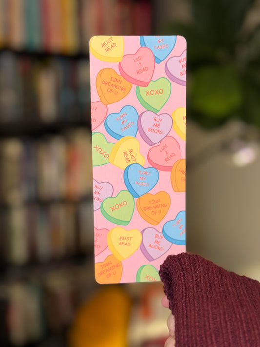 Colorful Valentine Heart Bookmarks