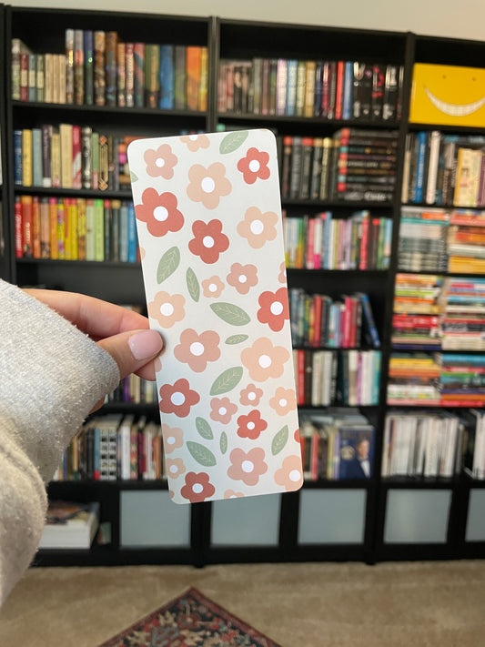 Earth Tone Flowers Bookmark