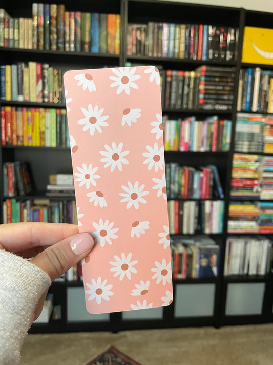 Pink Flowers Bookmark