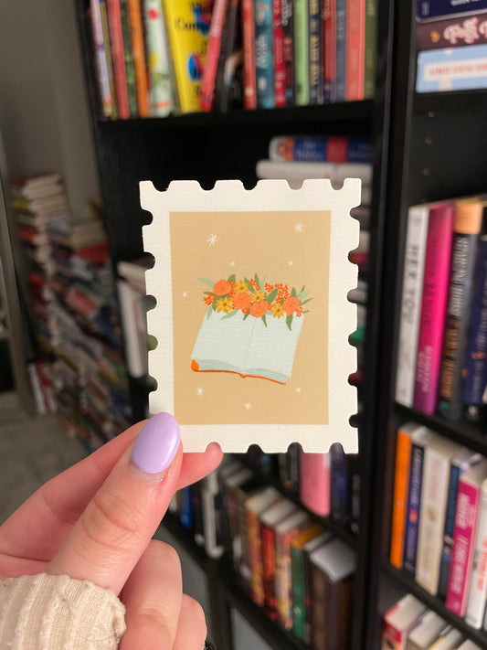 Book Stamp Premium Sticker