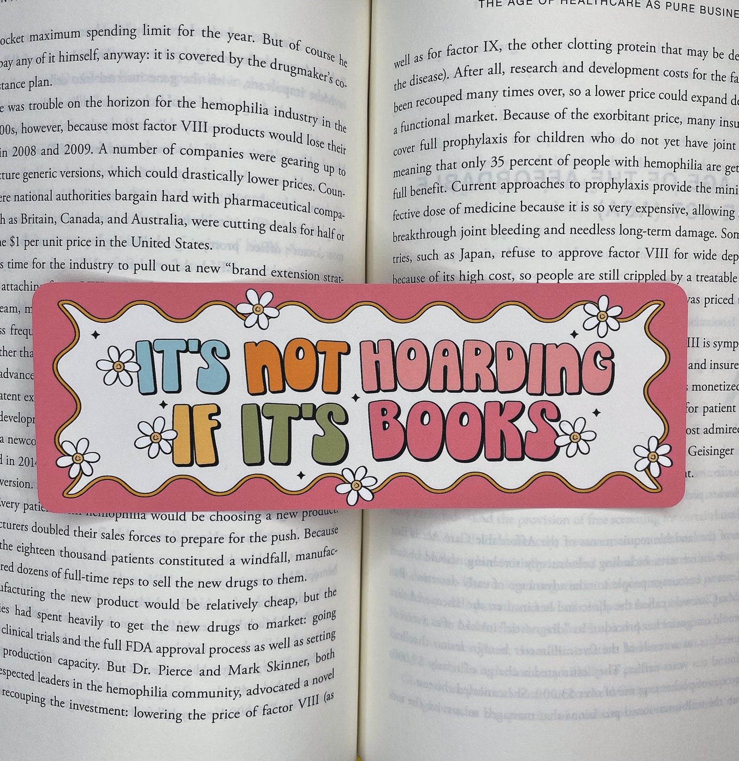 It's Not Hoarding if it's Books Bookmark