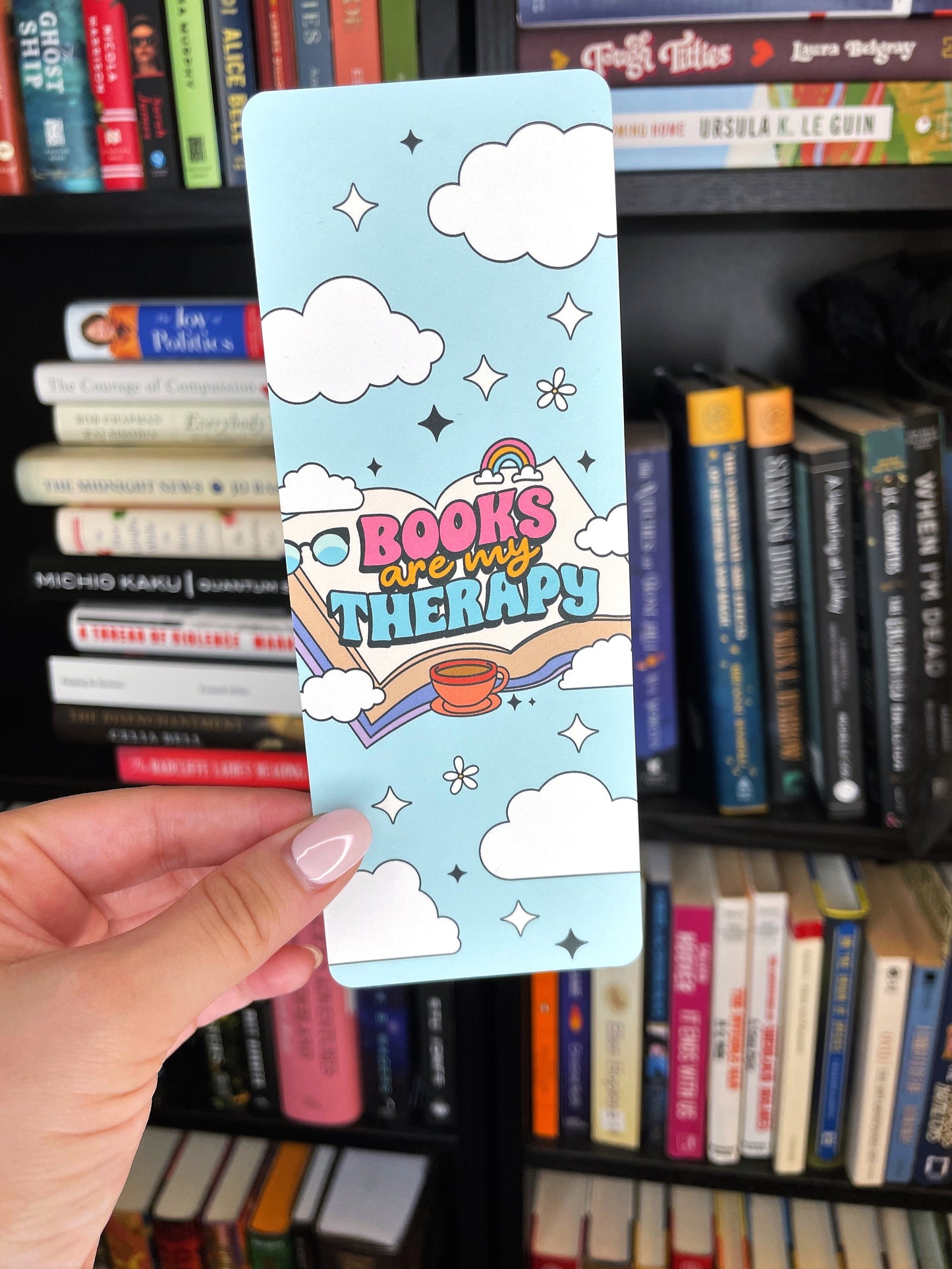 Books are my Therapy Bookmark