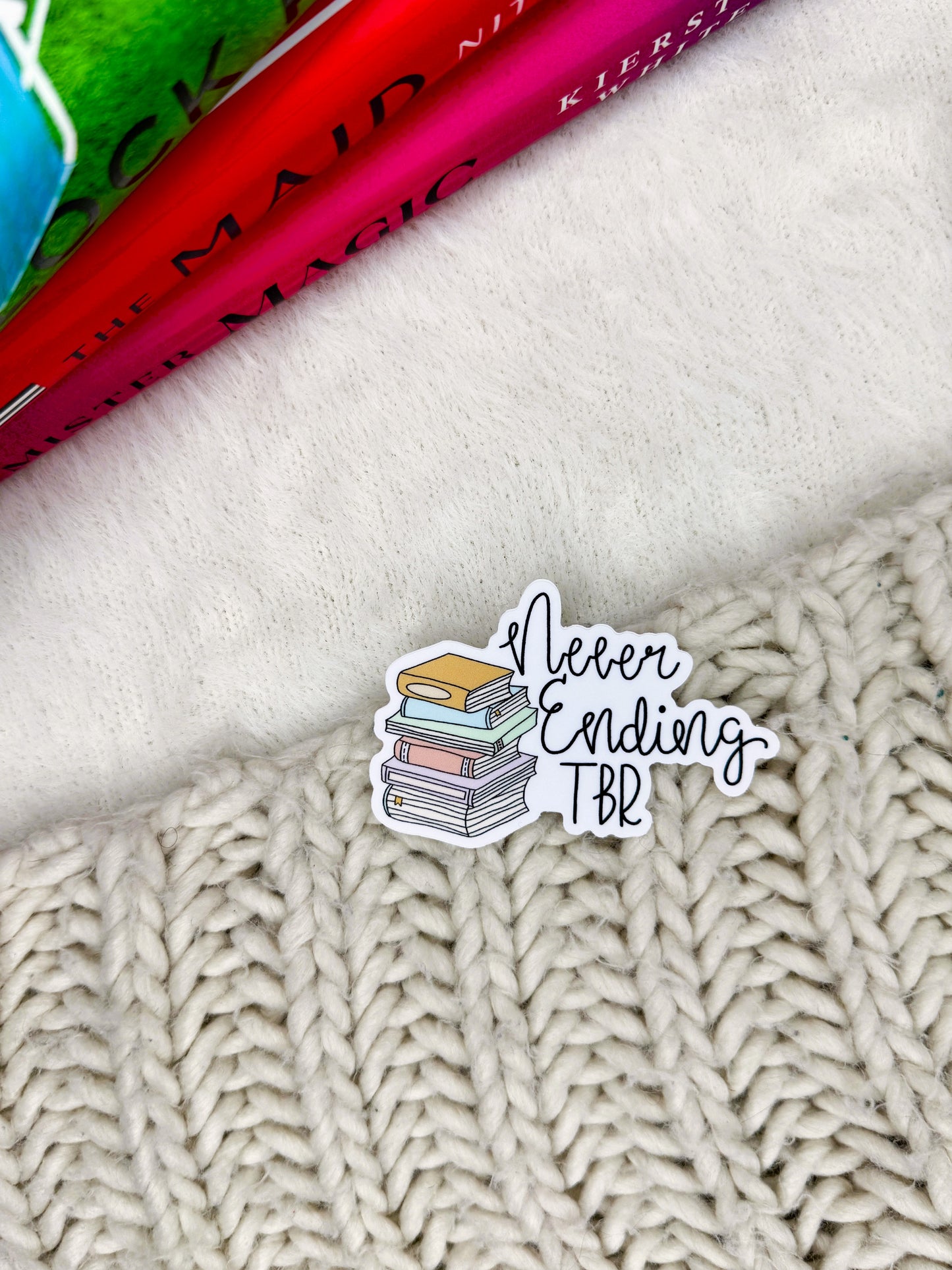 Never Ending TBR Sticker