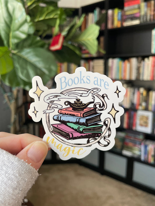 Books Are Magic Sticker