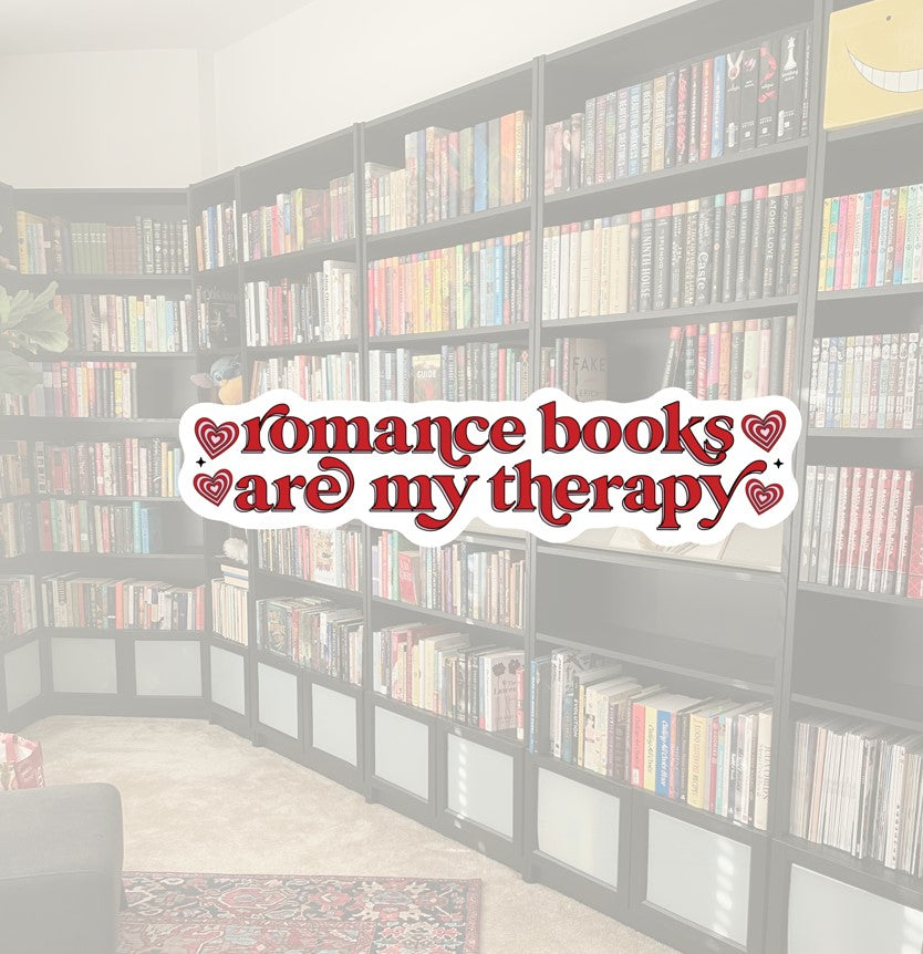 Romance Books are my Therapy Sticker