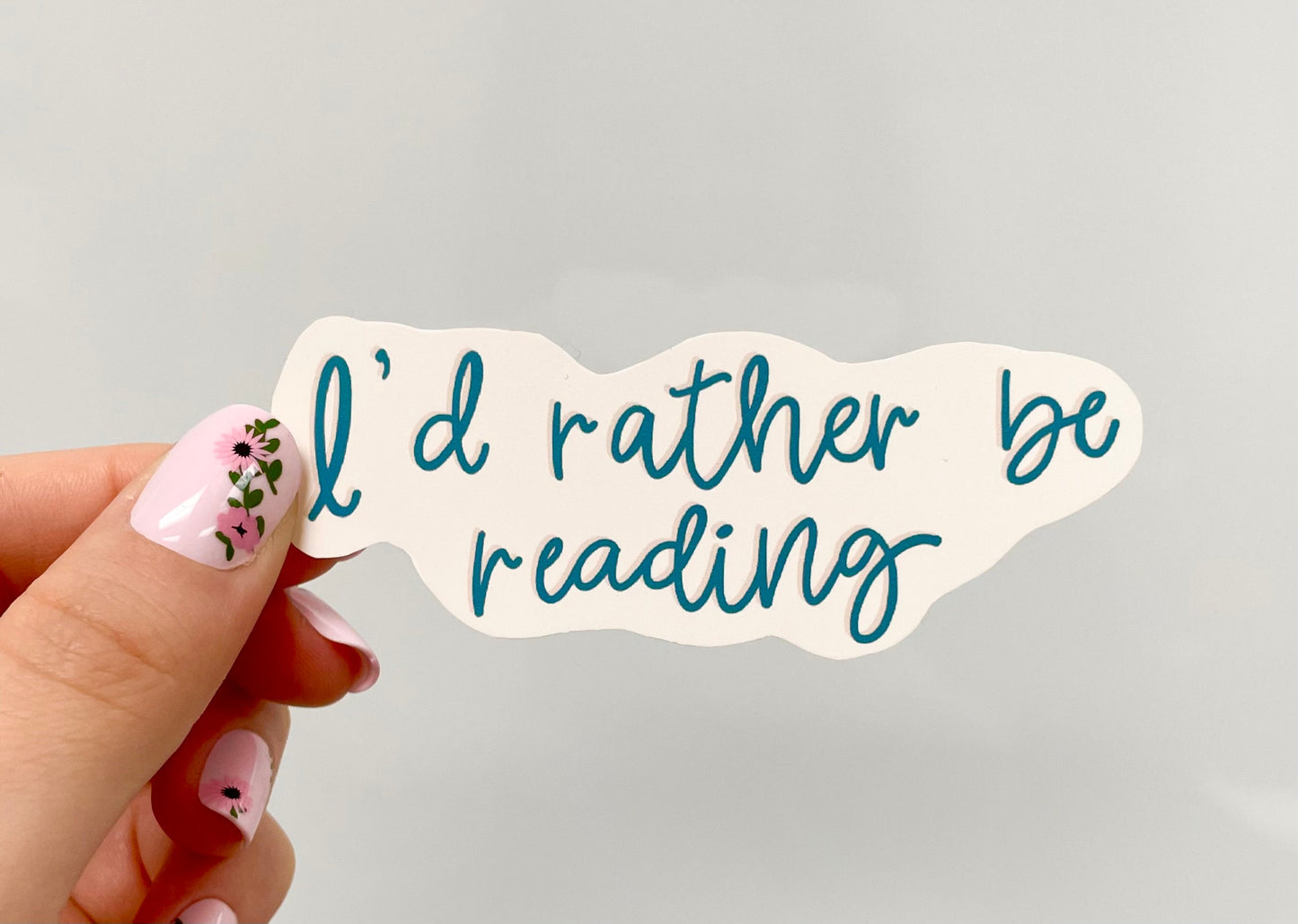 I'd Rather Be Reading Sticker