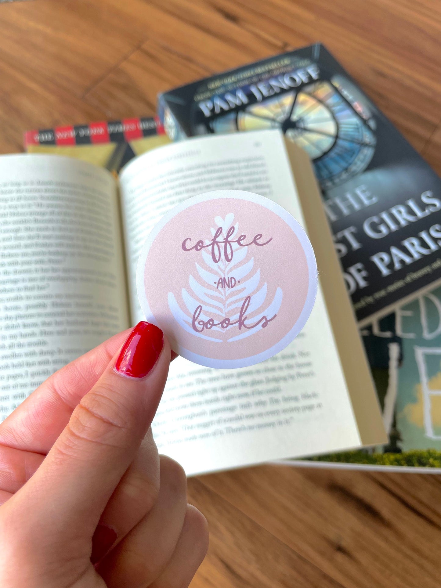 Coffee and Books Sticker