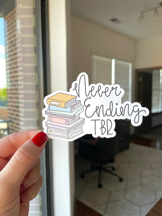 Never Ending TBR Sticker