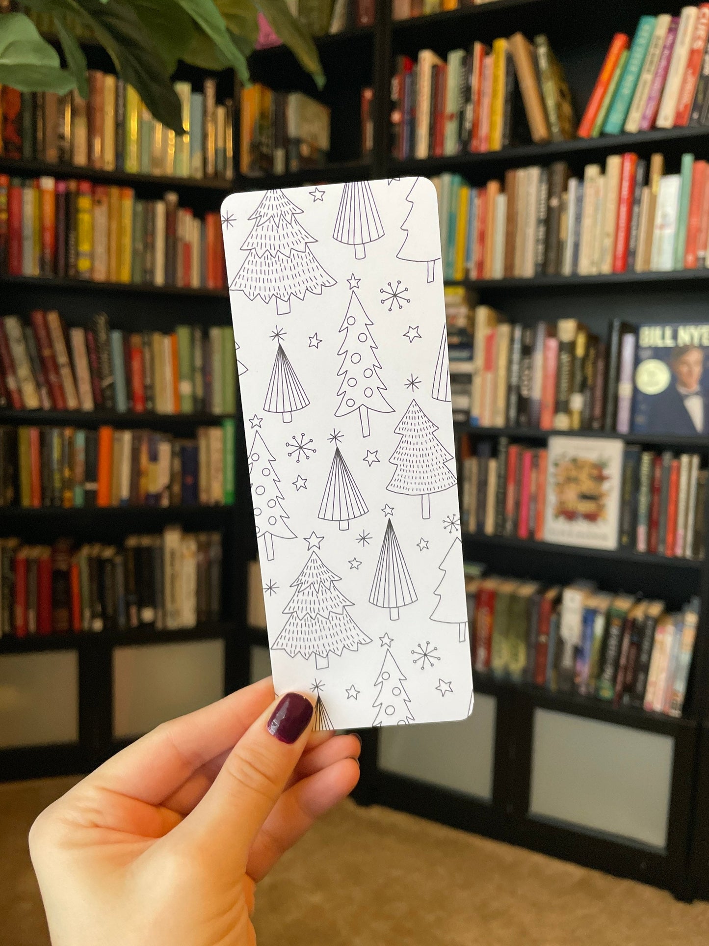 Black and White Winter Bookmarks