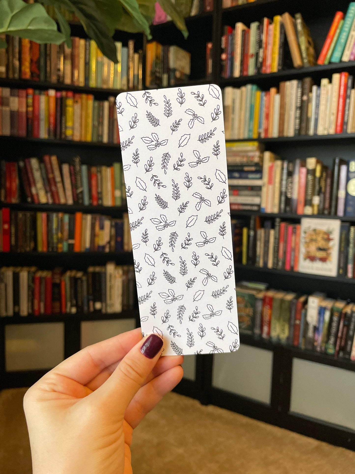 Black and White Winter Bookmarks